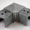 1.5" Square Cap Rail Corner, SS 304